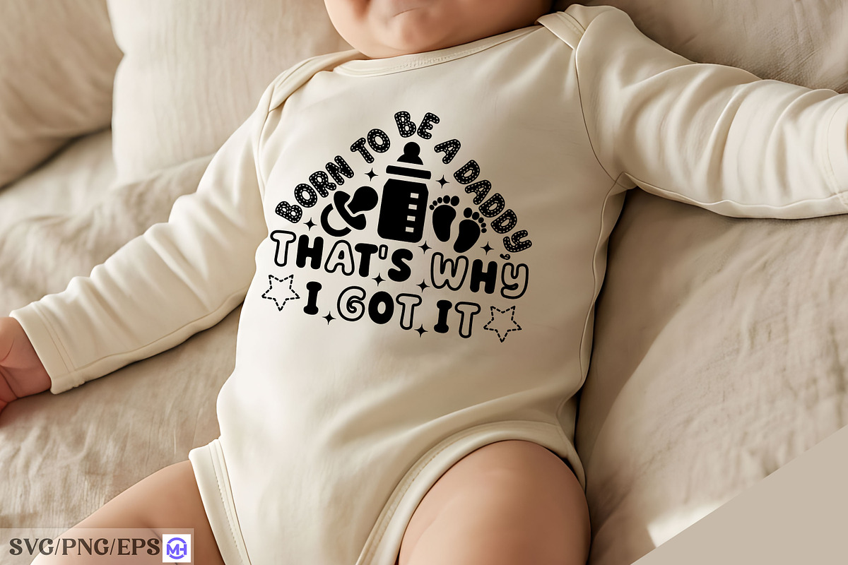 Born to Be a Daddy That’s Why I Got, a Seasonal Illustration by mh_arif (Photo 2 of 4)