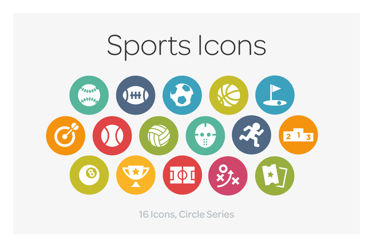 Circle Icons: Sports, an Icon by Scott Dunlap (Photo 1 of 3)