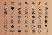Letter D Logo Bundle Monogram Set, a Branding & Logo Template by Pixel Design (Thumbnail 2 of 7)
