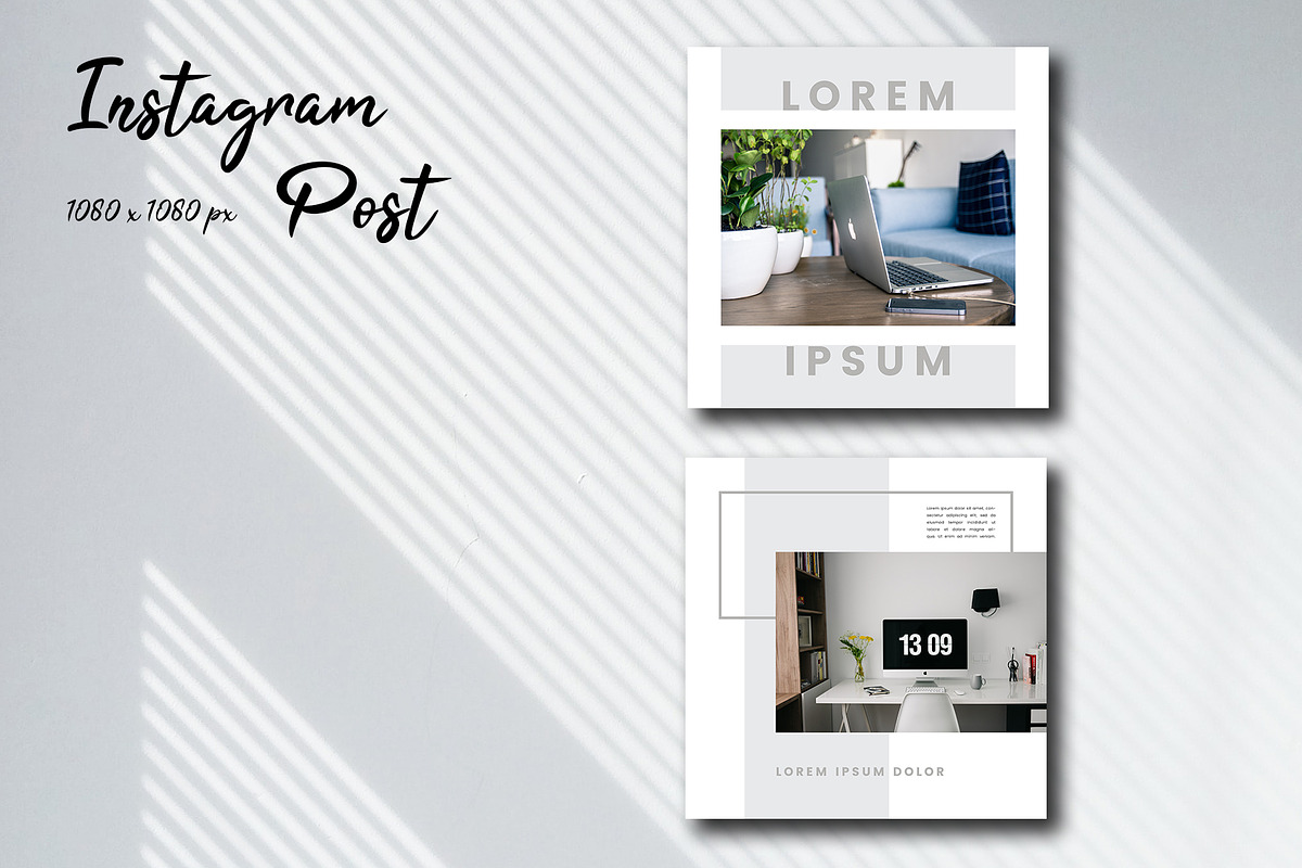 Desk Space Social Media Template, a Social Media Template by Meknya (Photo 6 of 9)