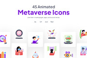 Animated Metaverse Icons, a Duotone Icon by Prosymbols (Thumbnail 1 of 3)