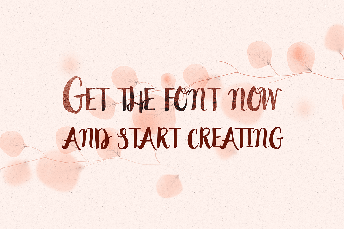 Peomy Simple Script Font preview 8