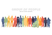 Group of people set. Diversity, a Person Illustration by Stafeeva (Thumbnail 1 of 4)