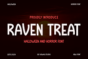 Raven Treat - Halloween Font, a Handwritten Font by Viswal Studio (Thumbnail 1 of 5)