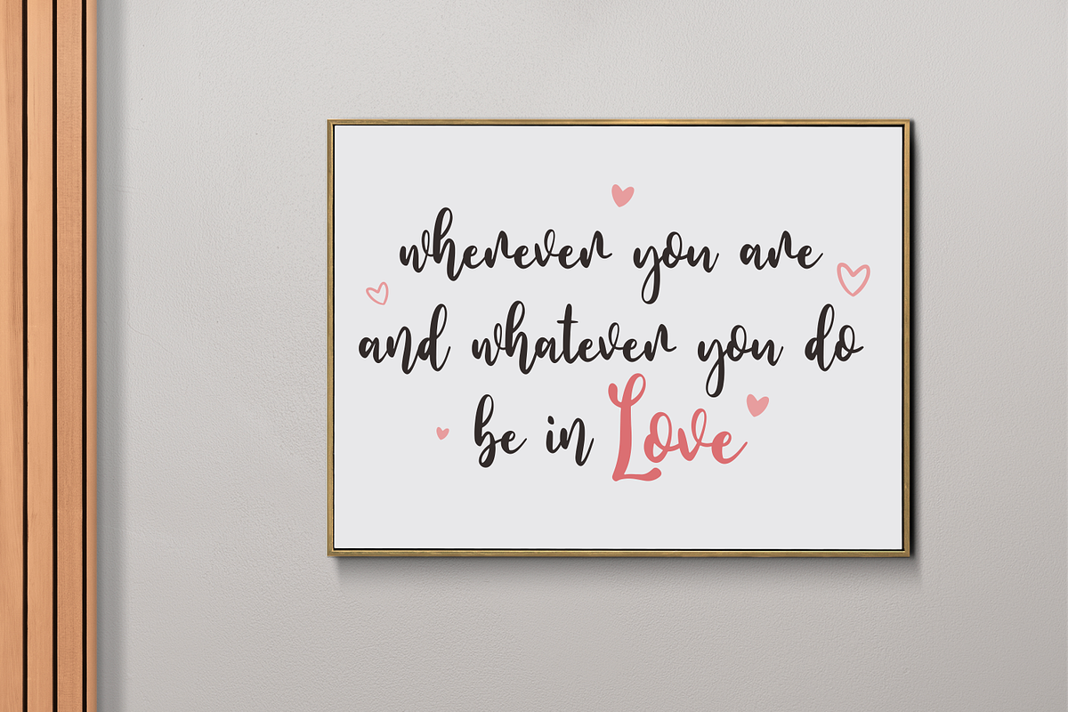 Champina | Handwritten Font, a Script Font by Forberas Club (Photo 6 of 8)