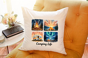 Brushstroke Camping Sublimation PNG, an Illustration by Sublimation Artist (Thumbnail 7 of 9)