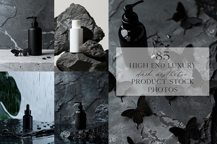 85 Dark Aesthetic Product Shots