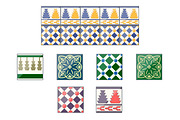 Azulejo Pattern VECTOR. Moroccan, a Pattern Graphic by Natalka Dmitrova art (Thumbnail 16 of 29)