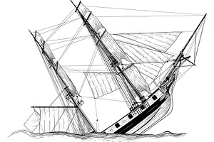 sailing ship wreck