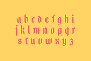 Bajern — A modern fraktur, a Blackletter Font by Hökis Bokstavsfabrik (Thumbnail 3 of 8)