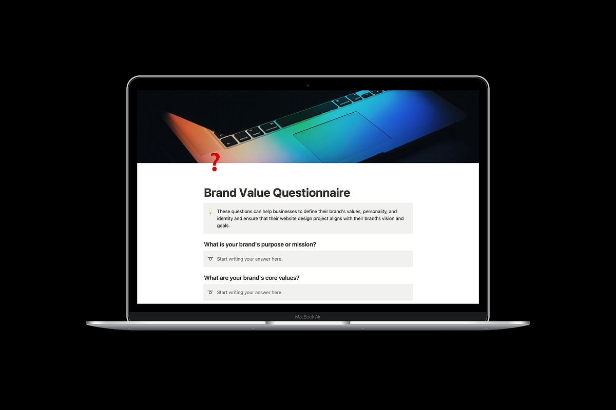 Notion Website Design Template, a Presentation Template by The Magic Glow Co. (Photo 3 of 3)