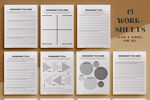 Canva Workbook Template Bundle