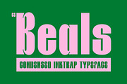 CS Beals – Inktrap Font, a Sans Serif Font by Craft Supply Co. (Thumbnail 1 of 8)
