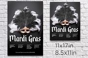 2026 Mardi Gras Party Poster Pack, a Flyer Template by Deviant (Thumbnail 1 of 4)