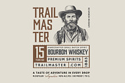 Whiskey Label + Font, a Branding & Logo Template by vatesdesign (Thumbnail 2 of 2)