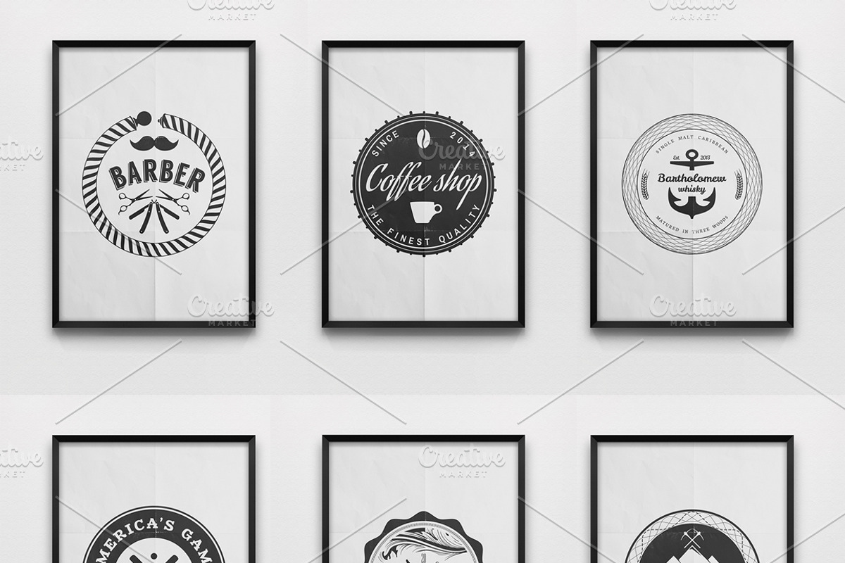 Vintage label toolkit, a Branding & Logo Template by sergio zest (Photo 2 of 5)