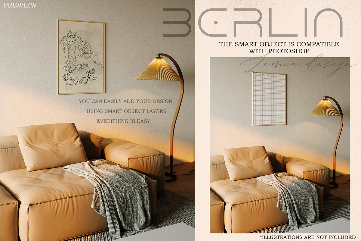 Berlin  Interior & Mockup Frames, a Household Mockup by LAMIA DESIGN (Photo 4 of 20)