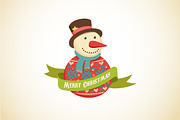 Xmas Hipster Greeting Cards, an Animal Illustration by Marish (Thumbnail 3 of 3)
