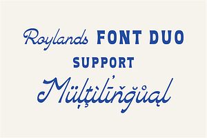 Roylands Font Duo