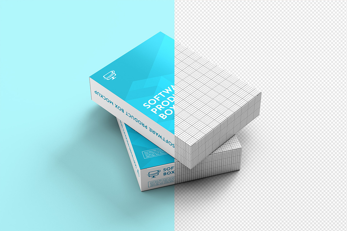 Software Product Box Mockup, a Packaging Mockup by Illusiongraphic (Photo 16 of 25)