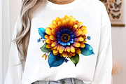 Watercolor Spring Flowers Clipart, an Illustration by GatewayDesign (Thumbnail 4 of 5)