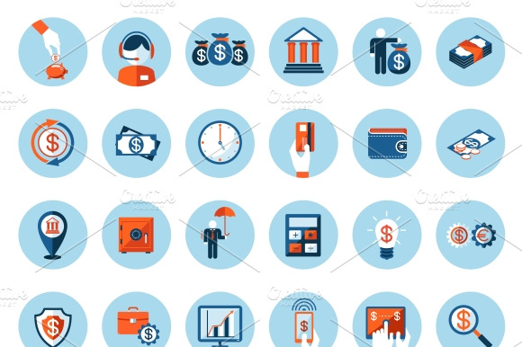Finance And Banking Icons