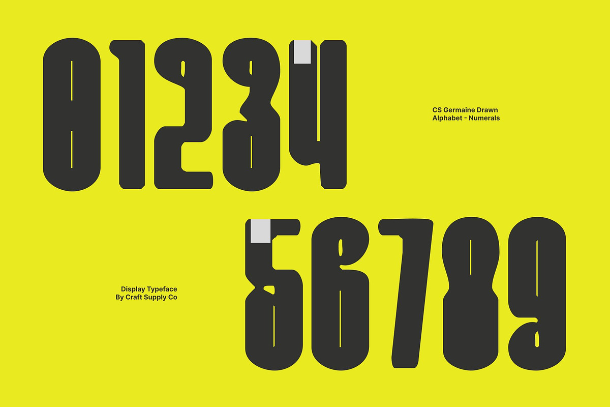 CS Germaine Drawn, a Sans Serif Font by Craft Supply Co. (Photo 6 of 8)