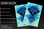 Dance Party Flyer Template, a Flyer Template by designblends@gmail.com (Thumbnail 2 of 3)