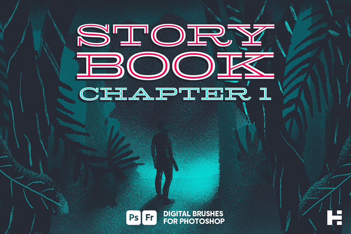 Storybook Ch. 1 Photoshop Brushes, a Brush Add-On by Tim Hankins Design (Photo 1 of 5)