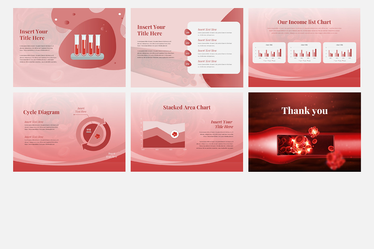 blood ppt template, a Presentation Template by chungmudesign