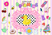 Dopamine. Hand draw graphic, an Object Graphic by ma_i_vi (Thumbnail 1 of 9)