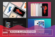 Awesome iPhone 6S Mockups, an iPhone Mockup by Mockups & Illustrations (Thumbnail 8 of 11)