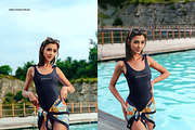 Silk Sarong Pareo Mockup Set, a Bottom Mockup by creatsy5 (Thumbnail 4 of 6)