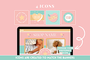 Social Media Banner Templates, a Social Media Template by SunshineStudioBoutique (Thumbnail 7 of 9)