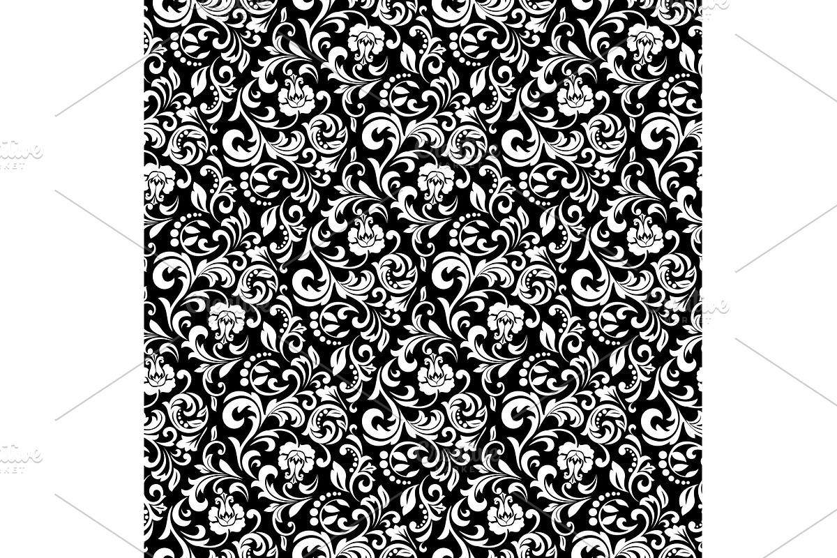 Floral pattern. Vintage wallpaper, a Pattern Graphic by RODINA (Photo 1 of 3)