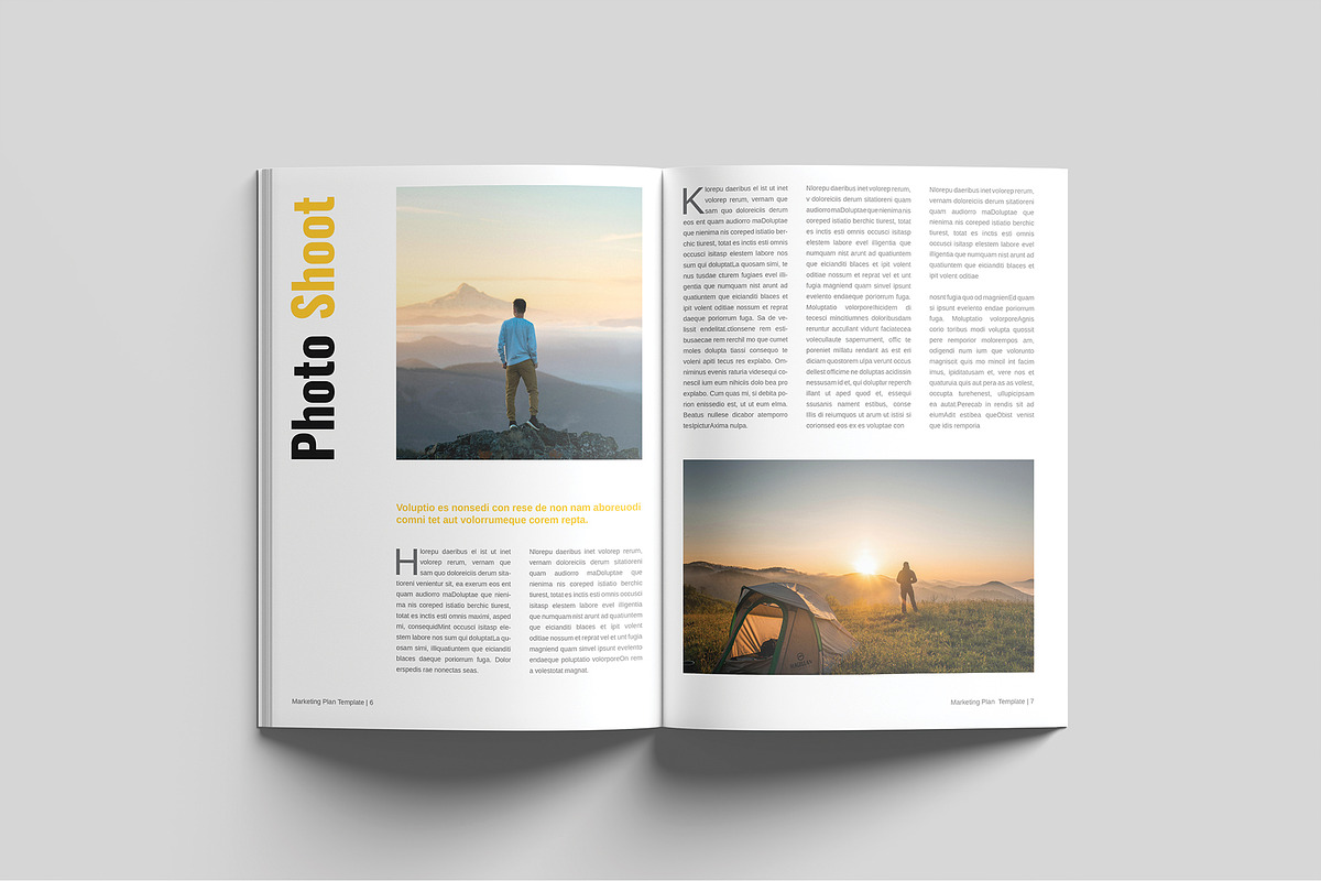 Travel & Explore Magazine Template, a Magazine Template by Cleffon_Graphic_Studio (Photo 4 of 11)