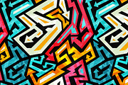 Graffiti vector patterns pack, a Pattern Graphic by Gudiny (Thumbnail 3 of 13)