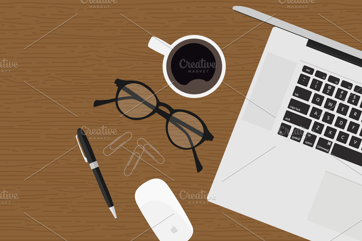 Custom Illustrated Office Mockup, an iPhone Mockup by laurenschroer (Photo 4 of 4)