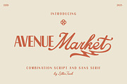 Avenue Market Duo, a Script Font by Letter Fresh (Thumbnail 1 of 10)
