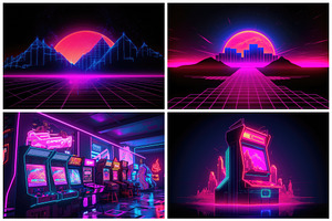 16 Retrowave Wallpapers In 6K