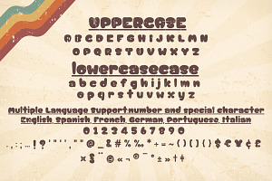 Groovy Retro Glyphs - Handwritting