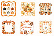 Pumpkin Autumn Coquette Bow Frame, an Illustration by OK Design (Thumbnail 2 of 4)