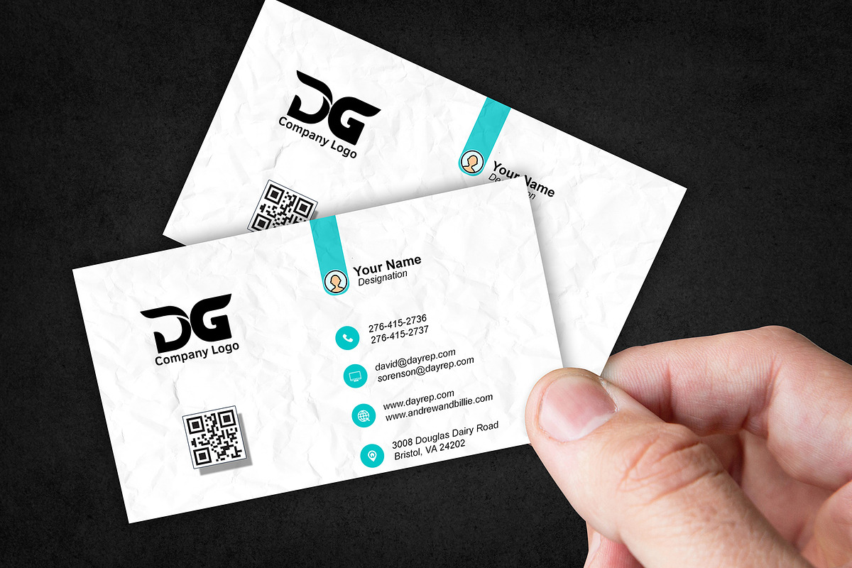 Executive Business Card PSD Template preview 5