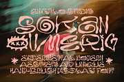 SOKAN OUMERIG — Ethnic Raw Font, a Handwritten Font by Enxyclo Studio (Thumbnail 1 of 15)