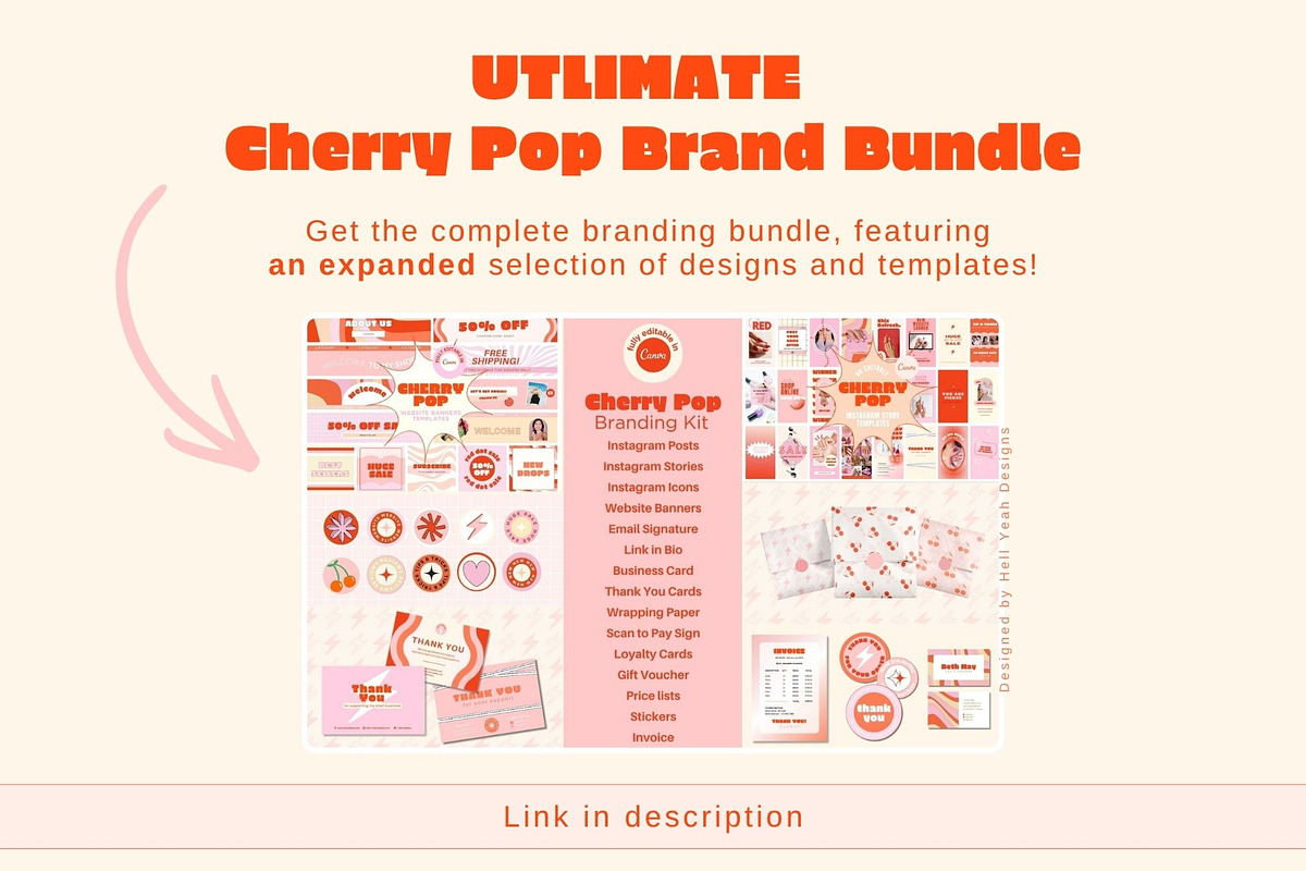 Cherry Branding Starter Kit, a Branding & Logo Template by Hell Yeah Designs (Photo 16 of 16)