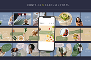 Wellness IG Canva Pack: 90+ Posts, a Social Media Template by Glow Muse Studio (Thumbnail 3 of 9)