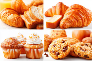 Assorted baked goods collage, a Food & Drink Photo by AlyaAnd