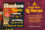 Mabed | Groovy Retro Font, a Font by twinstd (Thumbnail 8 of 12)