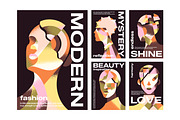 Fashion magazine cover designs set, a Decorative Illustration by PaperTrident (Thumbnail 1 of 3)
