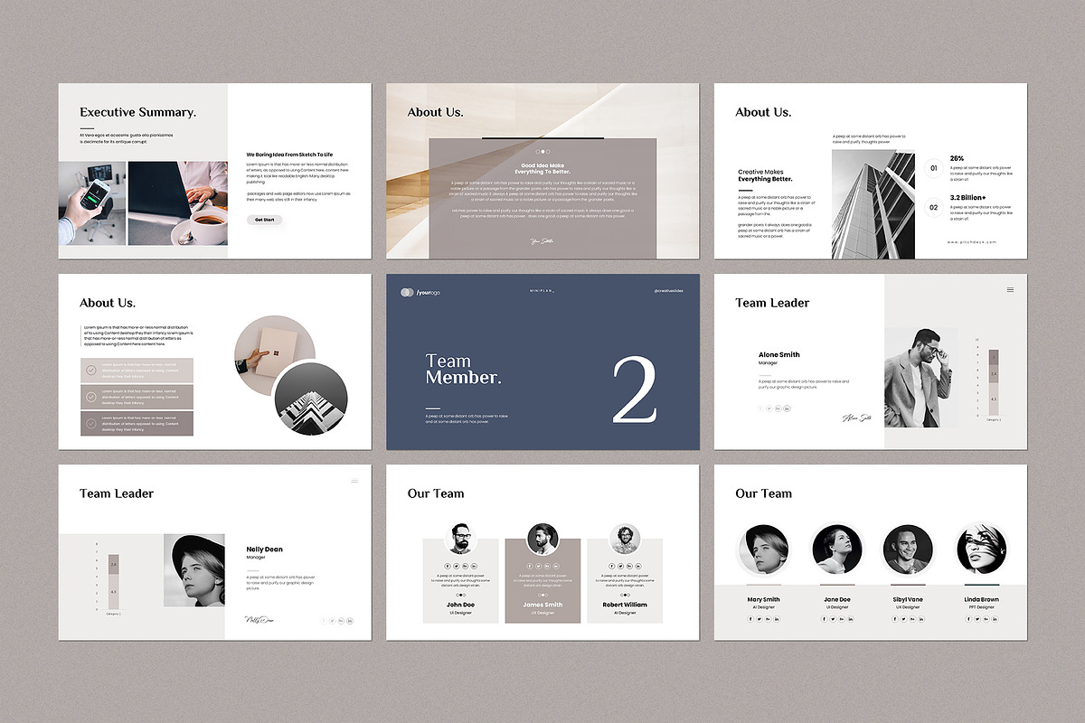 Pitch Deck PowerPoint Template, a Presentation Template by CreativeSlides (Photo 3 of 30)